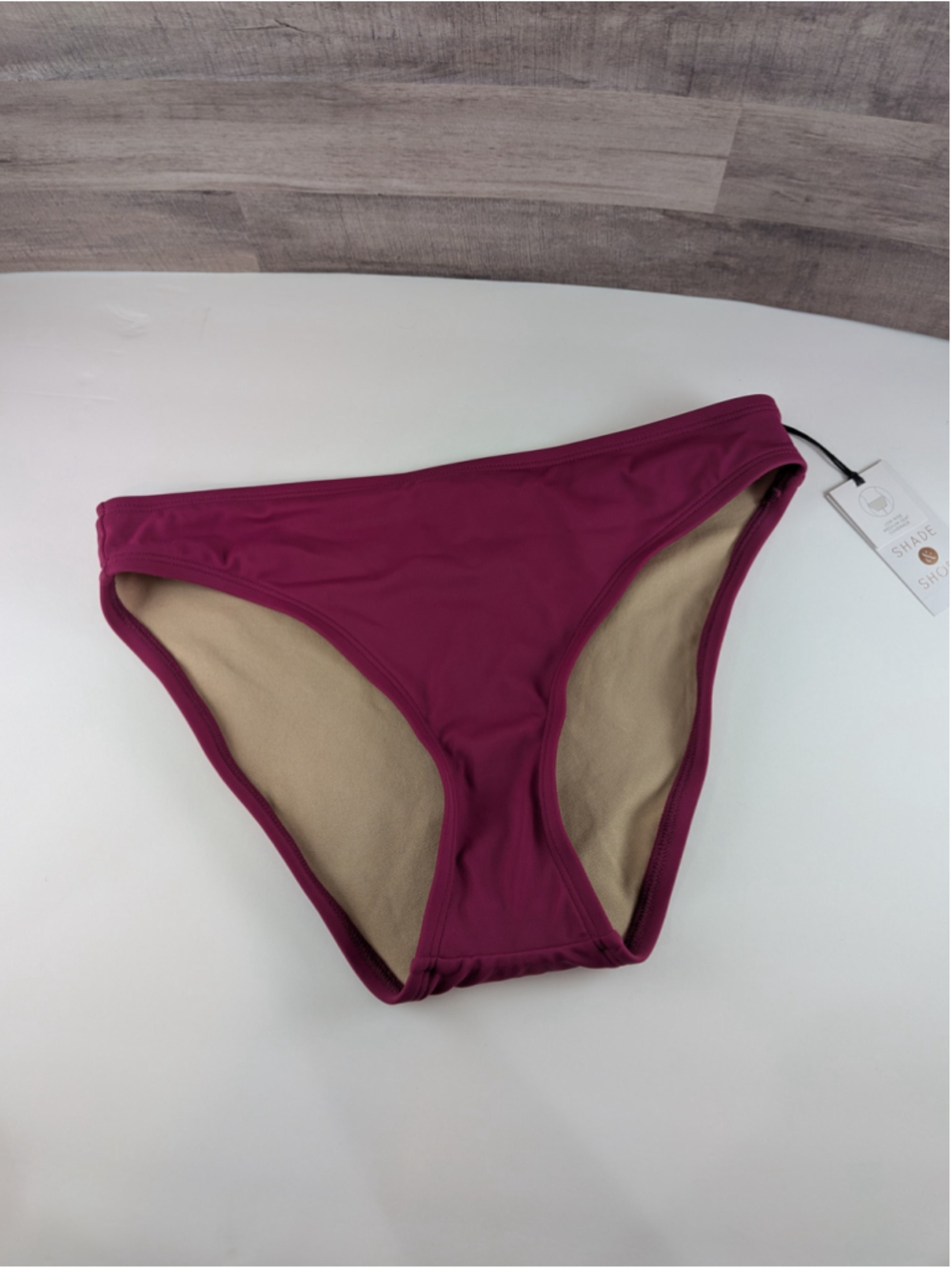 Shade & Shore Pink Purple Fuchsia Bikini Bottom S